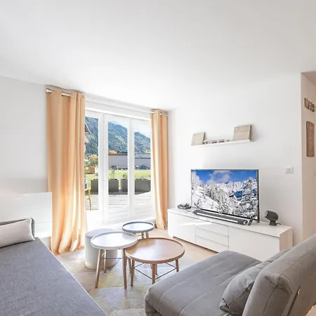 Cosy à Avec Terrasse Et Parking Privé - Fr-1-343-230 Chamonix Mont Blanc